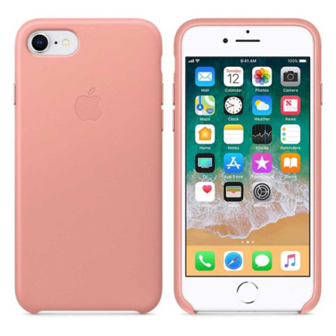 Чехол Leather Case на Iphone 7 Soft pink