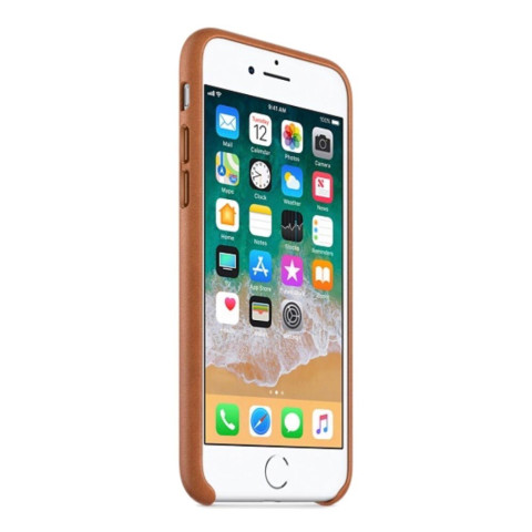 Чехол Leather Case для Iphone 8 Plus Saddle brown