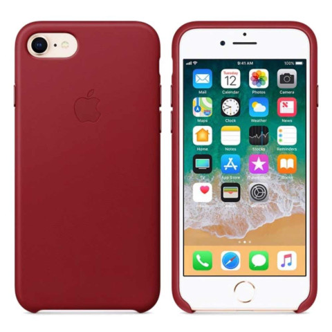 Чохол Leather Case для Iphone 7 Red Чохол Leather Case для Iphone 7 Red