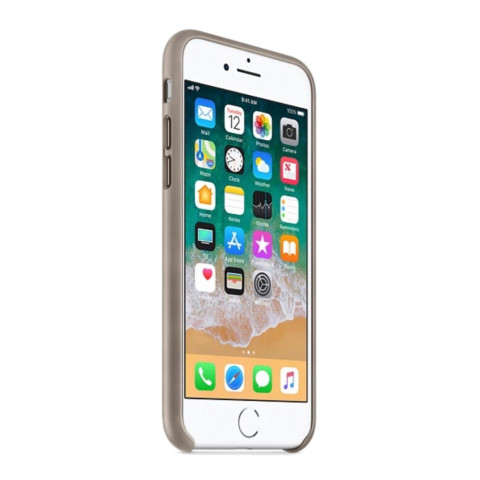 Чехол Leather Case на Iphone 8 Plus Taupe