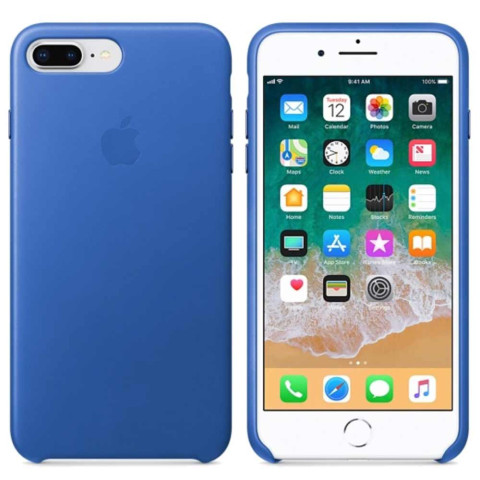 Чехол Leather Case на Iphone 7 Plus Electric blue Чехол Leather Case на Iphone 7 Plus Electric blue