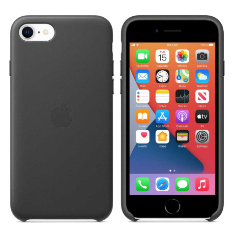 Чохол Leather Case для Iphone SE 2020 Black