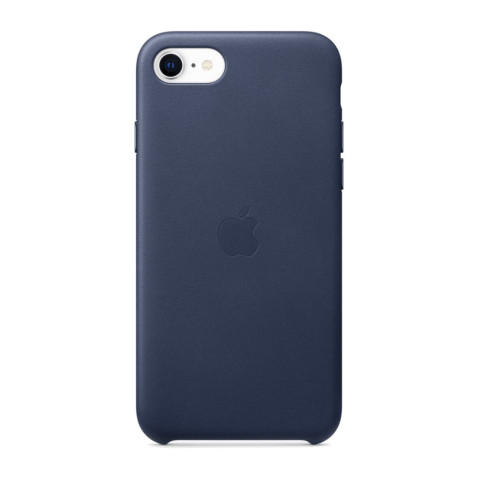 Чехол Leather Case на Iphone SE 2020 Midnight blue