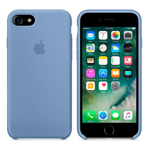 Чохол LUX Silicone Case для Iphone 7 Azure