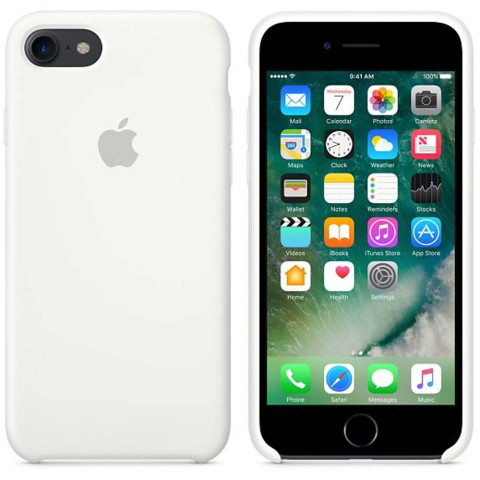 Чехол LUX Silicone Case на Iphone 7 White 