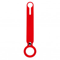 Чехол-брелок для AirTag Silicone Loop Long Red