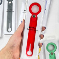 Чехол-брелок для AirTag Silicone Loop Long Red