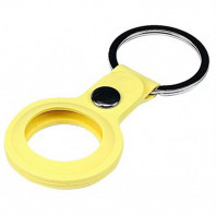 Чехол-брелок для AirTag Silicone Loop Short Yellow