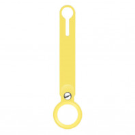 Чехол-брелок для AirTag Silicone Loop Long Yellow