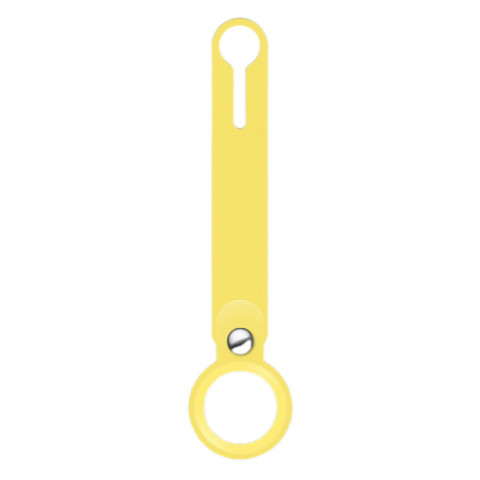 Чехол-брелок для AirTag Silicone Loop Long Yellow Чехол-брелок для AirTag Silicone Loop Long Yellow