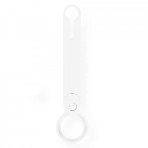 Чехол-брелок для AirTag Silicone Loop Long White Чехол-брелок для AirTag Silicone Loop Long White