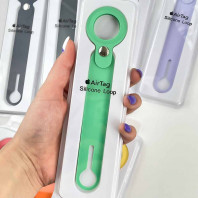 Чехол-брелок для AirTag Silicone Loop Long Spearmint