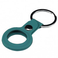 Чехол-брелок для AirTag Silicone Loop Short Pine Green
