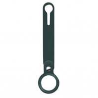 Чехол-брелок для AirTag Silicone Loop Long Pine Green