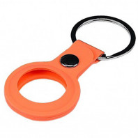 Чехол-брелок для AirTag Silicone Loop Short Kumquat