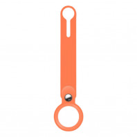 Чехол-брелок для AirTag Silicone Loop Long Kumquat