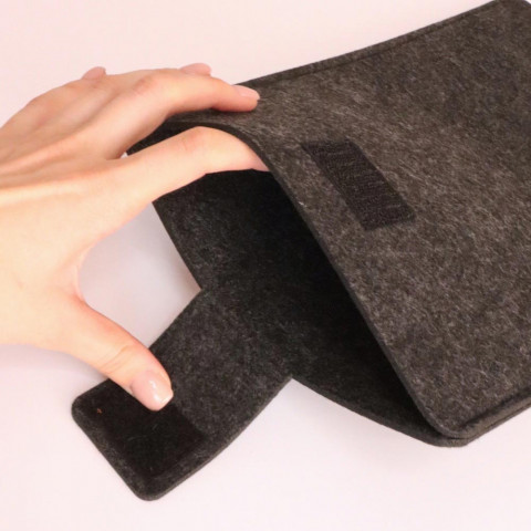 Фетровый чехол-конверт для iPad Pro 11" (2020) Dark Grey