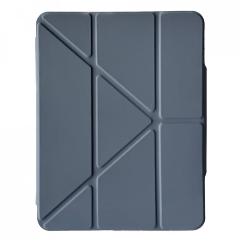 Чехол на iPad Pro 12.9" (2018-2022) Origami Smart New pencil groove с держателем для stylus (Lavender grey)