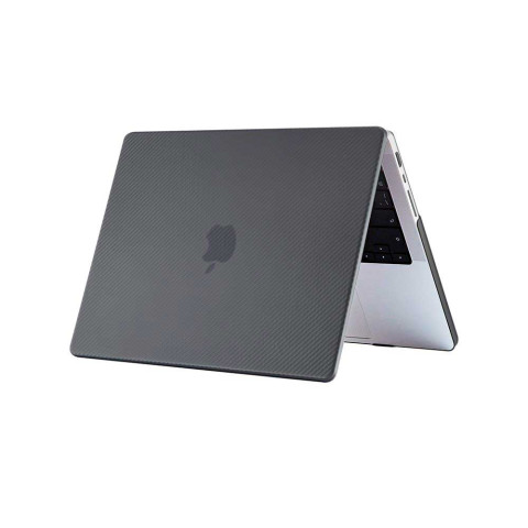 Чехол-накладка на MacBook Pro 13" (2016-2020, М1) Carbon style Black Чехол-накладка на MacBook Pro 13" (2016-2020, М1) Carbon style Black