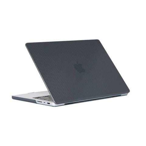 Чехол-накладка на MacBook Pro 13" (2016-2020, М1) Carbon style Black Чехол-накладка на MacBook Pro 13" (2016-2020, М1) Carbon style Black