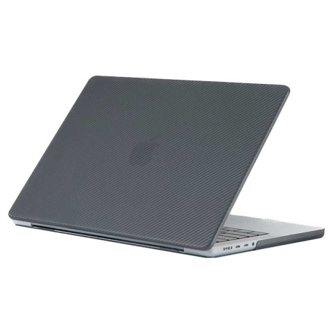 Чехол-накладка на MacBook Pro 13" (2016-2020, М1) Carbon style Black Чехол-накладка на MacBook Pro 13" (2016-2020, М1) Carbon style Black