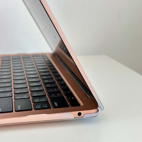 Чехол-накладка на MacBook Air 13"(2018-2020) Lilac-Pink Sand Gradient Glitter Чехол-накладка на MacBook Air 13"(2018-2020) Lilac-Pink Sand Gradient Glitter