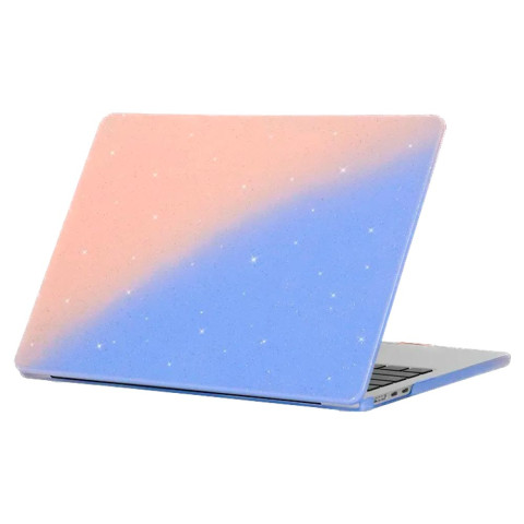Чехол-накладка на MacBook Air 13"(2018-2020) Lilac-Pink Sand Gradient Glitter Чехол-накладка на MacBook Air 13"(2018-2020) Lilac-Pink Sand Gradient Glitter
