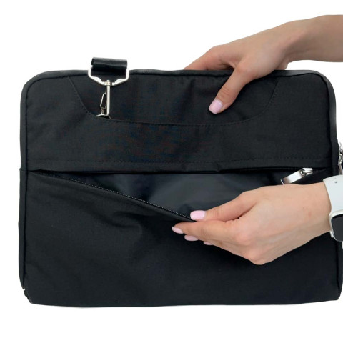 Сумка для MacBook 13"-14.2" Handbag with Sraps Black Сумка для MacBook 13"-14.2" Handbag with Sraps Black