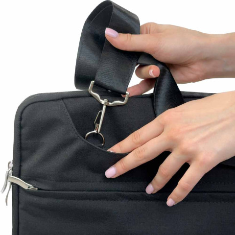 Сумка для MacBook 13"-14.2" Handbag with Sraps Black Сумка для MacBook 13"-14.2" Handbag with Sraps Black