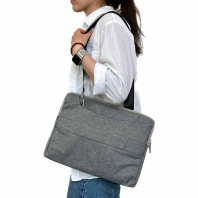 Сумка для MacBook 13"-14.2" Handbag with Sraps Light Grey Сумка для MacBook 13"-14.2" Handbag with Sraps Light Grey