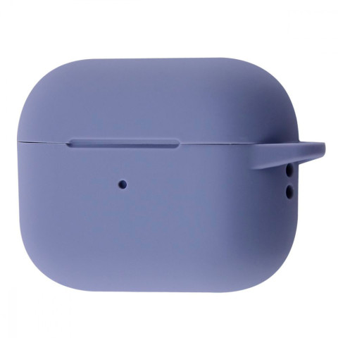 Чохол для AirPods Pro 2 Silicone Case with Carbine Lavender grey Чохол для AirPods Pro 2 Silicone Case with Carbine Lavender grey