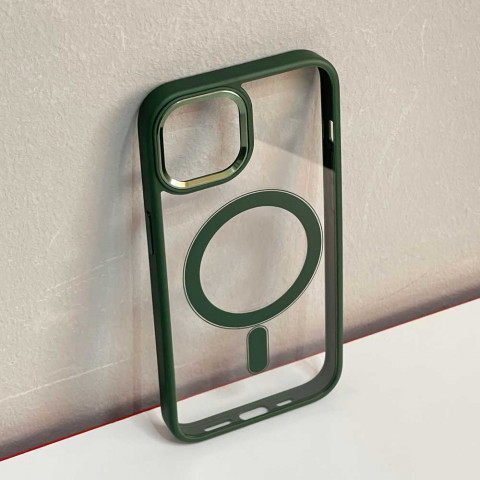 Чохол Crystal case with MagSafe для iPhone 11 (Alpine green)