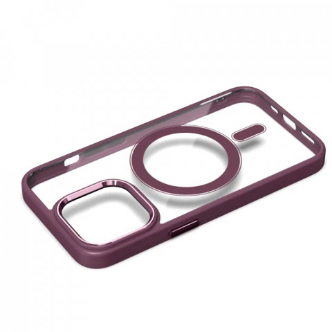 Чехол Crystal case with MagSafe на iPhone 14 (Marsala) Чехол Crystal case with MagSafe на iPhone 14 (Marsala)