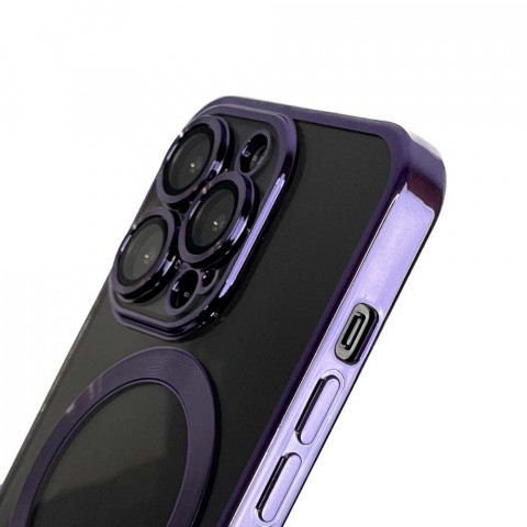Чехол Shining Case with MagSafe на iPhone 13 Pro Purple
