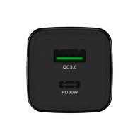 Сетевое зарядное устройство AmazingThing Speed Pro 30W+QC 3.0 Charger Black