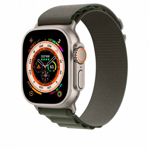 Ремешок для Apple watch 42/44/45 mm Alpine Loop Green Ремешок для Apple watch 42/44/45 mm Alpine Loop Green