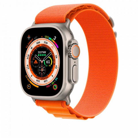 Ремешок для Apple watch 38/40/41 mm Alpine Loop Orange