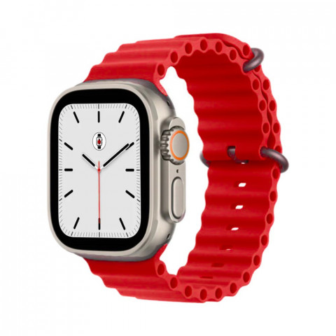Ремешок для Apple watch 42/44/45 mm Ocean band Red