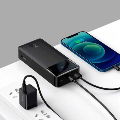 Power Bank 30000 mAh Baseus Digital Display 15W Black
