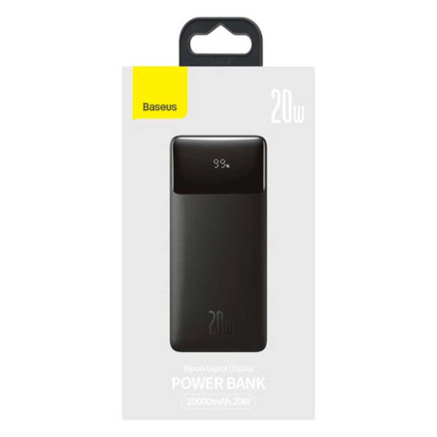 Power Bank 20000 mAh Baseus Digital Display 20W Black
