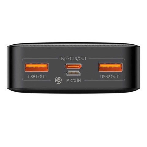 Power Bank 20000 mAh Baseus Digital Display 20W Black