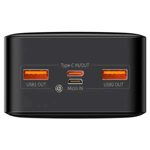 Power Bank 30000 mAh Baseus Digital Display 20W Black