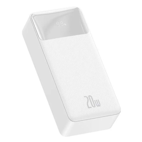 Power Bank 30000 mAh Baseus Digital Display 20W White