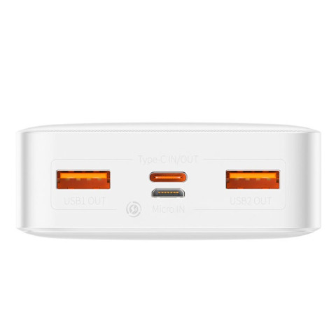 Power Bank 20000 mAh Baseus Digital Display 20W White