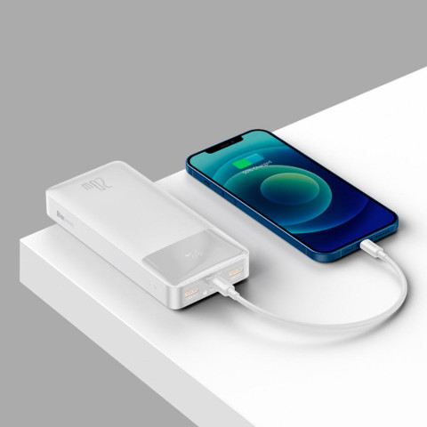 Power Bank 20000 mAh Baseus Digital Display 20W White