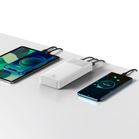 Power Bank 20000 mAh Baseus Digital Display 20W White