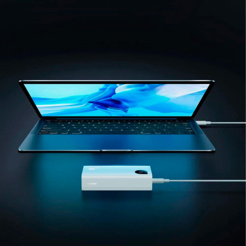 Повербанк Baseus Adaman Display 30W 20000mAh White
