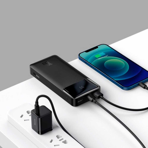 Power Bank 20000mAh Baseus Digital Display 15W Black