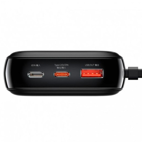 Повербанк Baseus Qpow Digital Display 20000 mAh 22.5W Black