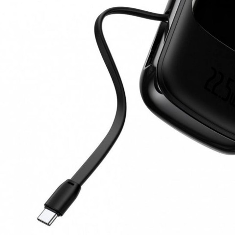 Повербанк Baseus Qpow Digital Display 20000 mAh 22.5W Black